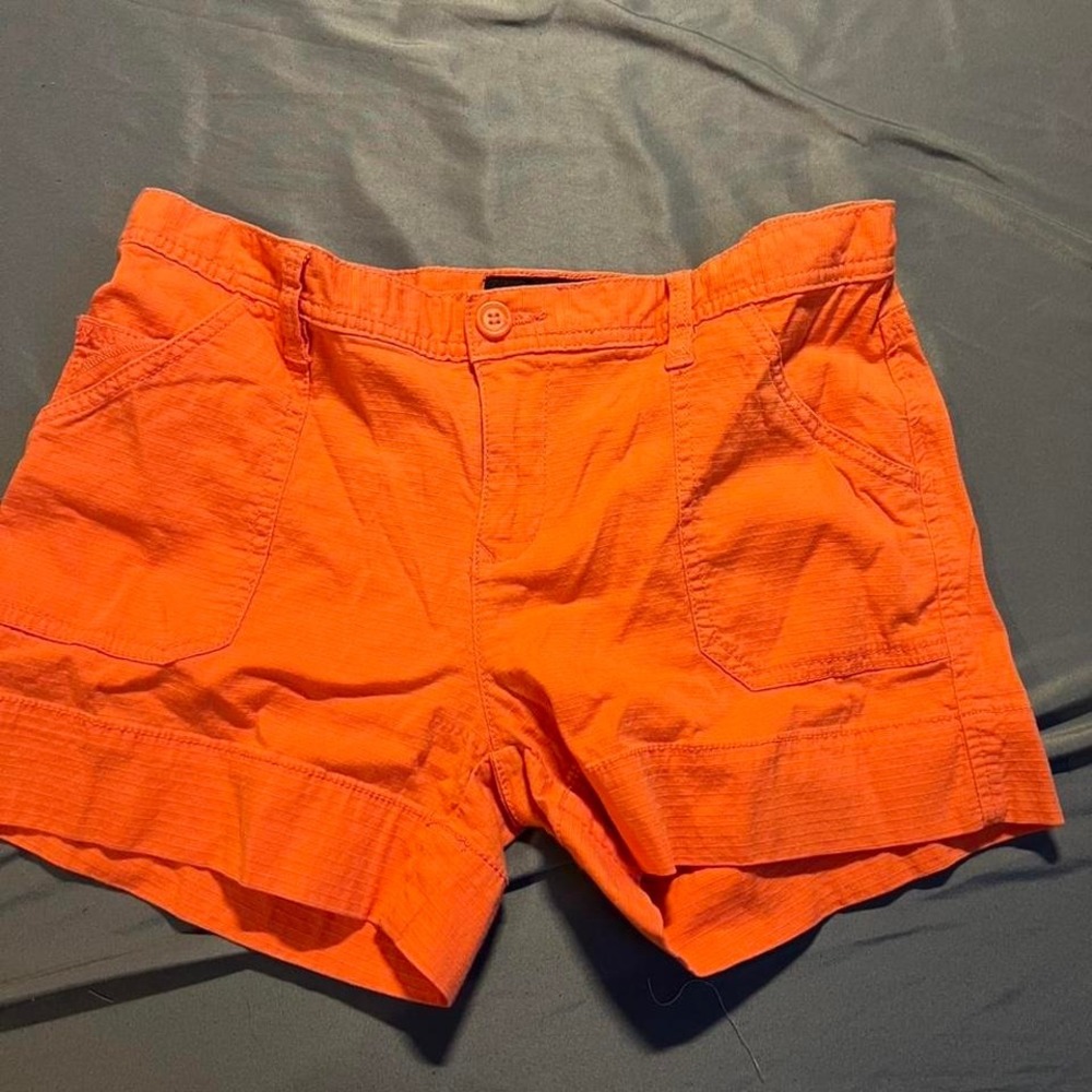 Calvin Klein‎ Jeans Womens Size 6 Salmon Ripstop Cargo Utility Shorts Casual